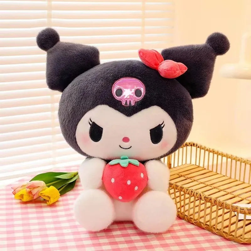 Sanrio Strawberry Kuromi Pillow Plush Toy