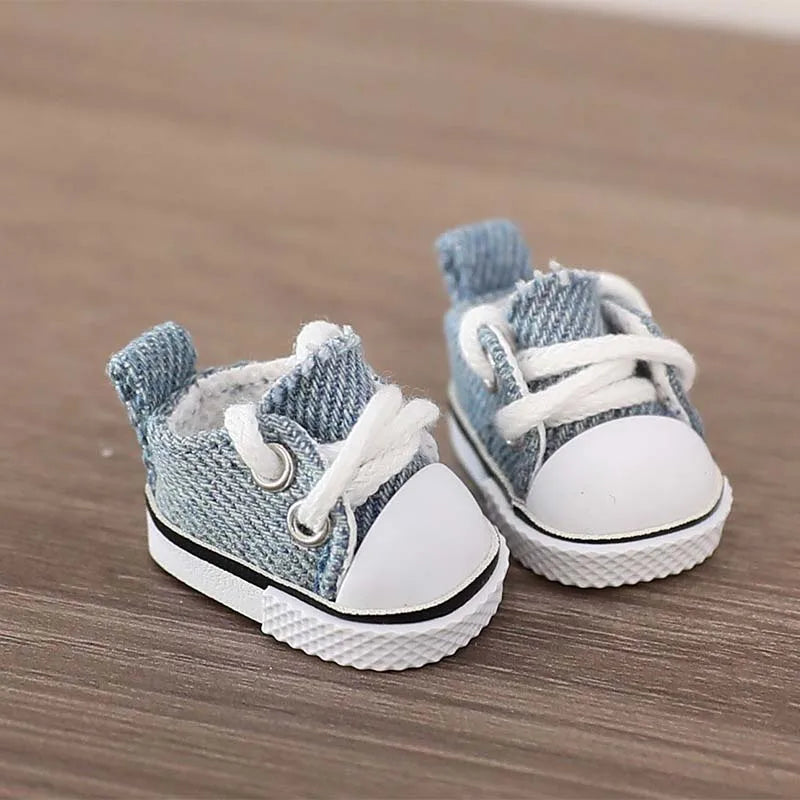 3.8cm PU Leather Shoes for 17cm Cotton Dolls Labubu Shoes Boots Toys Canvas Shoes DIY Doll Accessories Toys for LABUBU