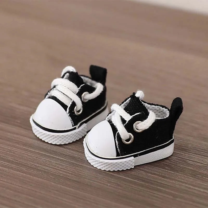 3.8cm PU Leather Shoes for 17cm Cotton Dolls Labubu Shoes Boots Toys Canvas Shoes DIY Doll Accessories Toys for LABUBU